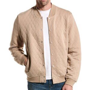 Sovereign Code Tan Diamond Quilted Yale Cardigan